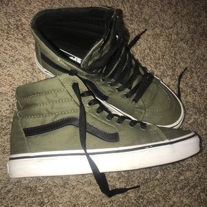 Olive Green Sk8 Hight Top Vans